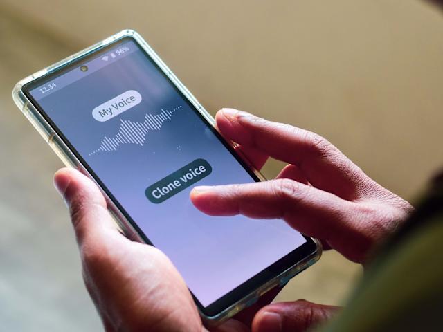 Phone scam voice cloner